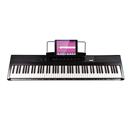 review teclado piano RockJam RJ88DP